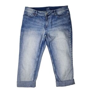 J. Jill Authentic Crop Jeans Size 6 Petite Blue Cropped